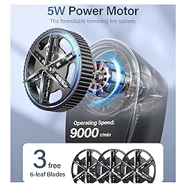 Bymore Fabric Shaver, Lint Shaver for Clothing Furniture Shaver, Sweater Defuzzer Pill Remover Shaver, Lint Remover for Clothing Fuzz-Black