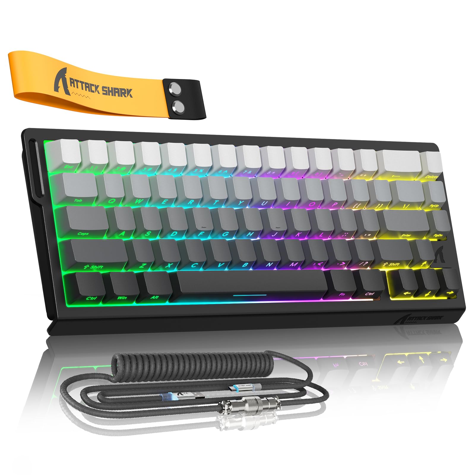 Amazon | ATTACK SHARKxMAMBASNAKE X68 HEゲーミングキーボード