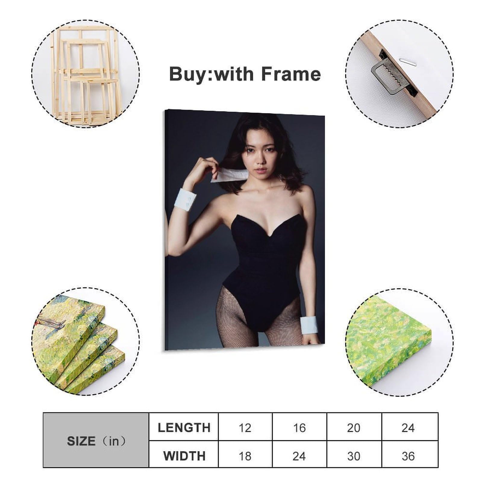 Amazon.co.jp: 二階堂ふみ ホームデコレーション アートパネル 印刷