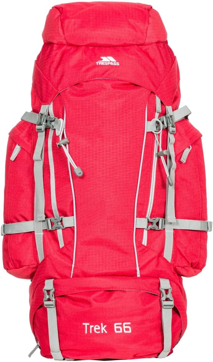 Trek 66 Blue Travel Hiking Rucksack Bag