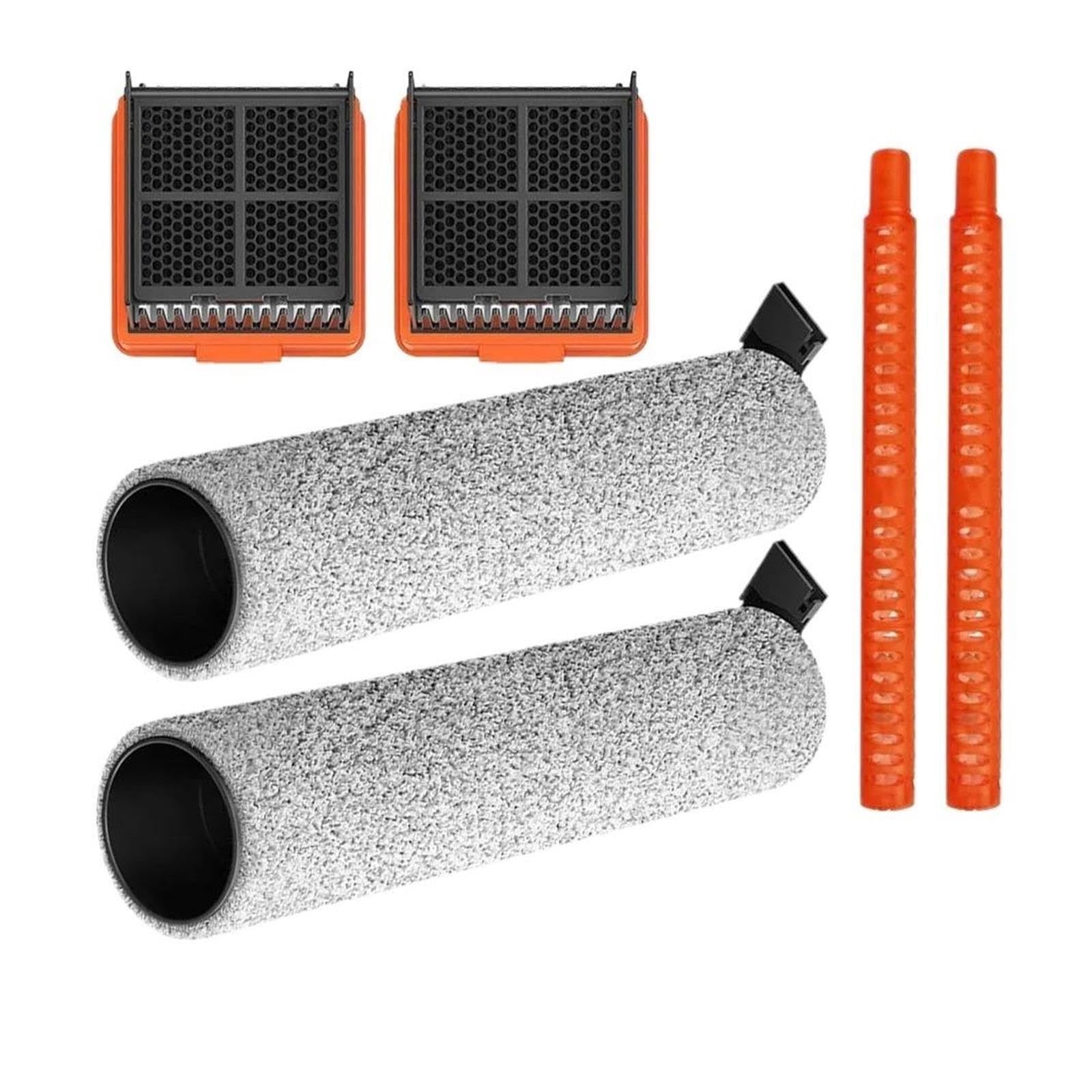 Filtros desodorantes en barra con cepillo principal, compatibles con Uwant, D100/D100 Pro/D5/D5 Pro, piezas de aspiradora en seco y húmedo(1set)