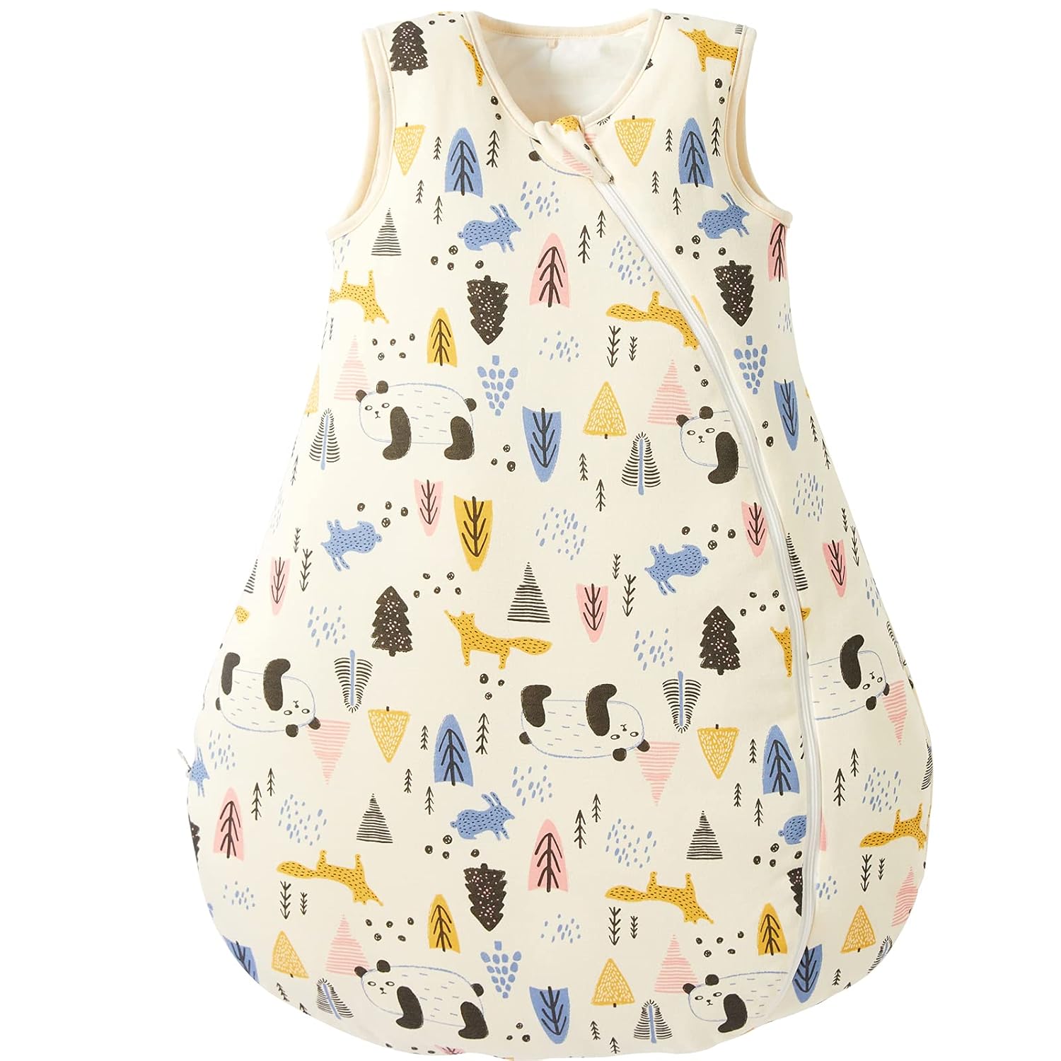 Duomiaomiao Baby Sleep Sack 12-24 Months 100% Cotton 2.5 TOG Winter Baby Wearable Blanket, Warm Quilted Comfy Toddler Sleeping Sack Duomiaomiao Baby Sleep Sack 12-24 Months 100% Cotton 2.5 TOG Winter Baby Wearable Blanket, Warm Quilted Comfy Toddler Sleeping Sack