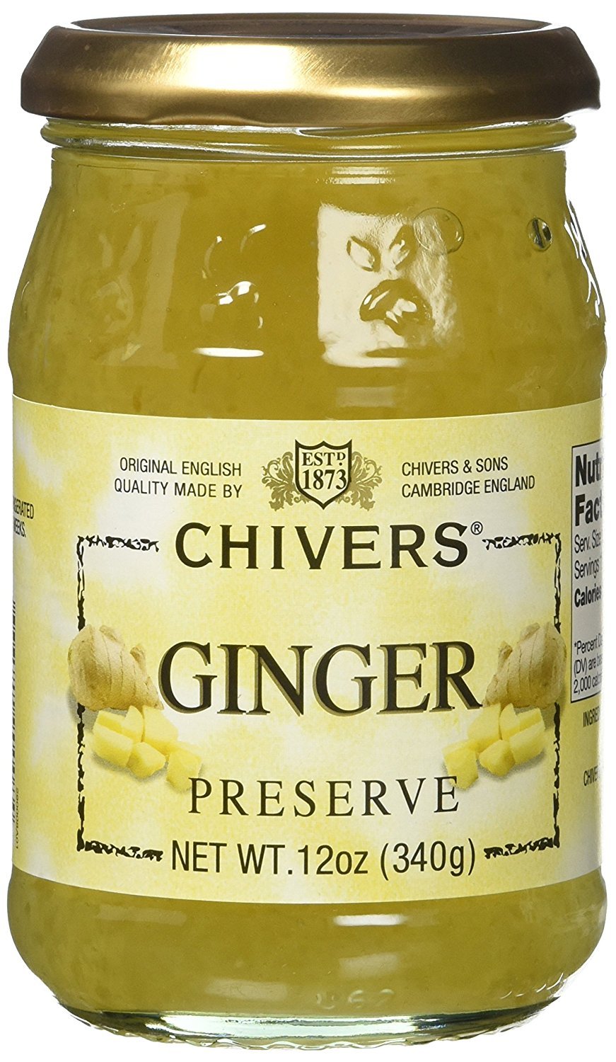 Chivers Ginger Preserves 340g (12oz) Pack of 2 Grocery & Gourmet Food