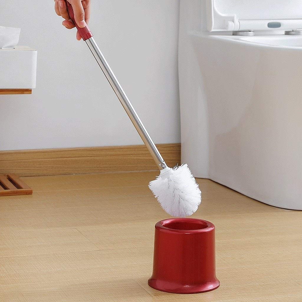 Brosse de toilettesalle de Bain en Acier Inoxydable à Long Manche Lavage Brosse de Toilette Ensemble de Brosse de Nettoyage Fournitures de Nettoyage Brosse de Nettoyage de Toilette