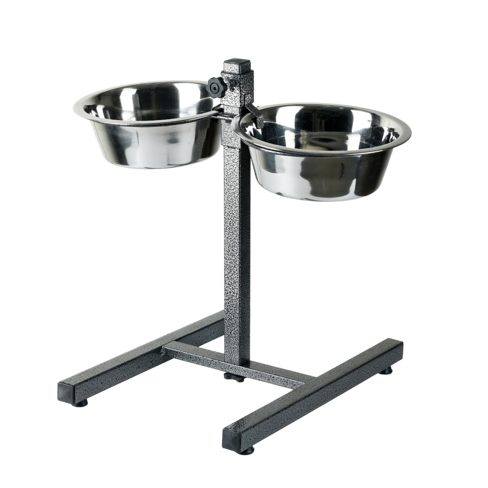 Blingpets Dog, Cat Feeding Bowl| Adjustable Stand| Dog Elevated Dinner With Stainless Steel Bowl| Set, (Set Of 2 Bowls With H-stand), Large Pet Food Dispenser, Stylish & Comfortable (4000 Ml X 2) (B0D2HSKJZZ) Amazon Price History, Amazon Price Tracker