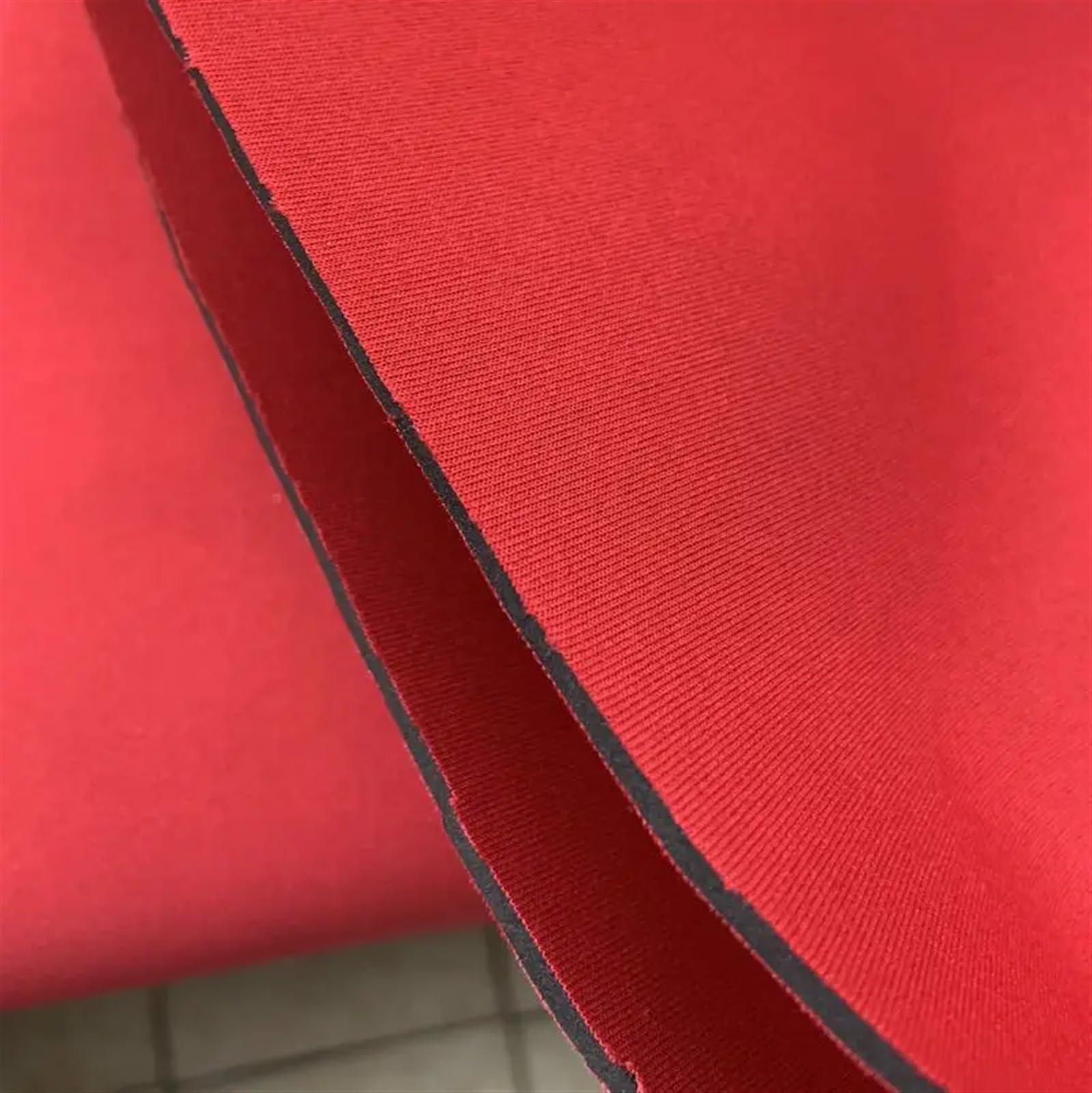 Neoprene Sewing Fabric, Multicolor Neoprene Fabric 2.5mm Thickness 45cm x 137cm (0.5 Yard) for Wetsuit(Red)