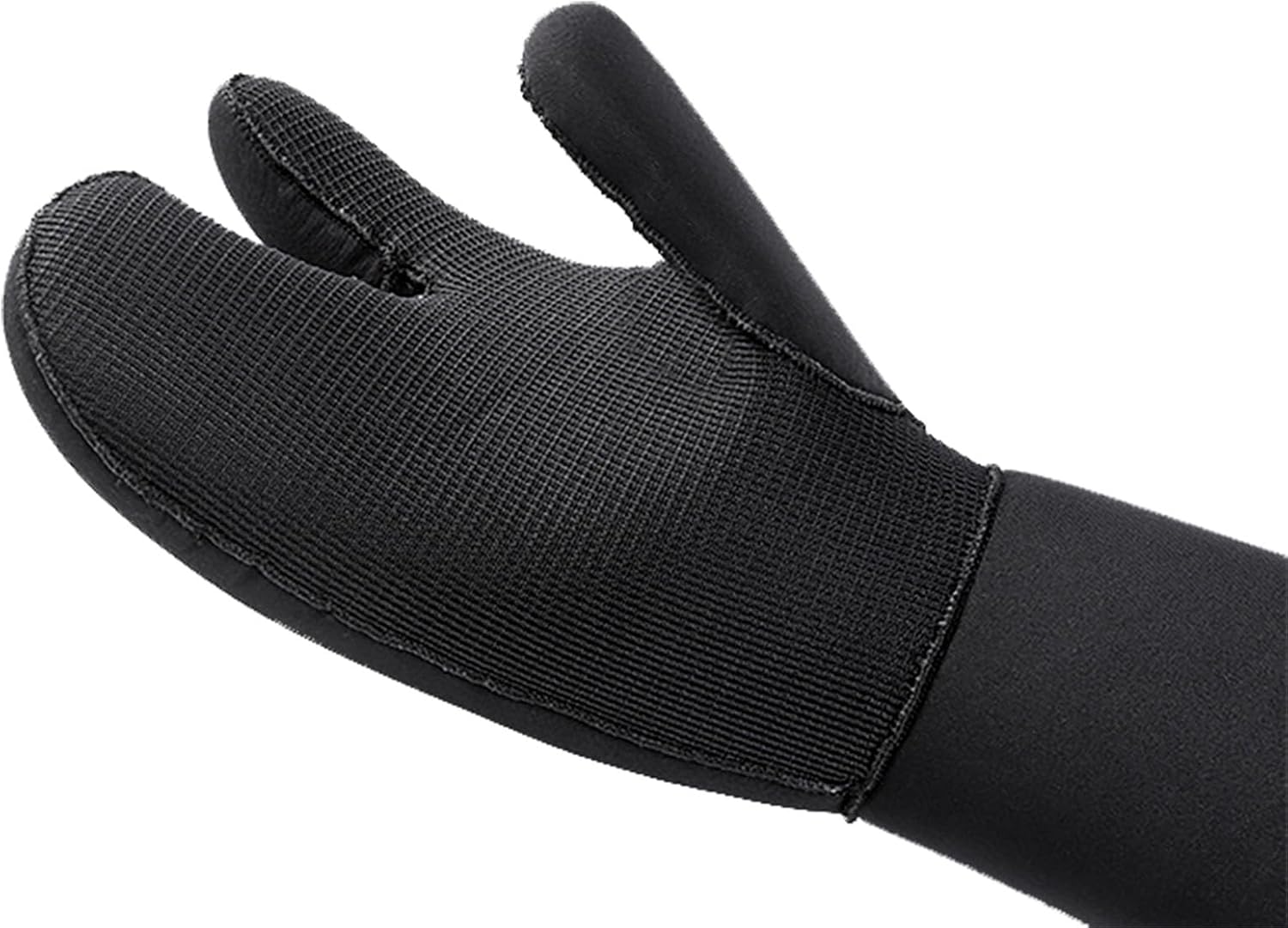 7mm Diving Gloves Thickened Neoprene Wetsuit Gloves High Elasticity 3-Finger Black Swimming Gloves Warm Non-Slip Winter Heated Gloves for Men Women Snorkeling Spearfish Underwater Hunting