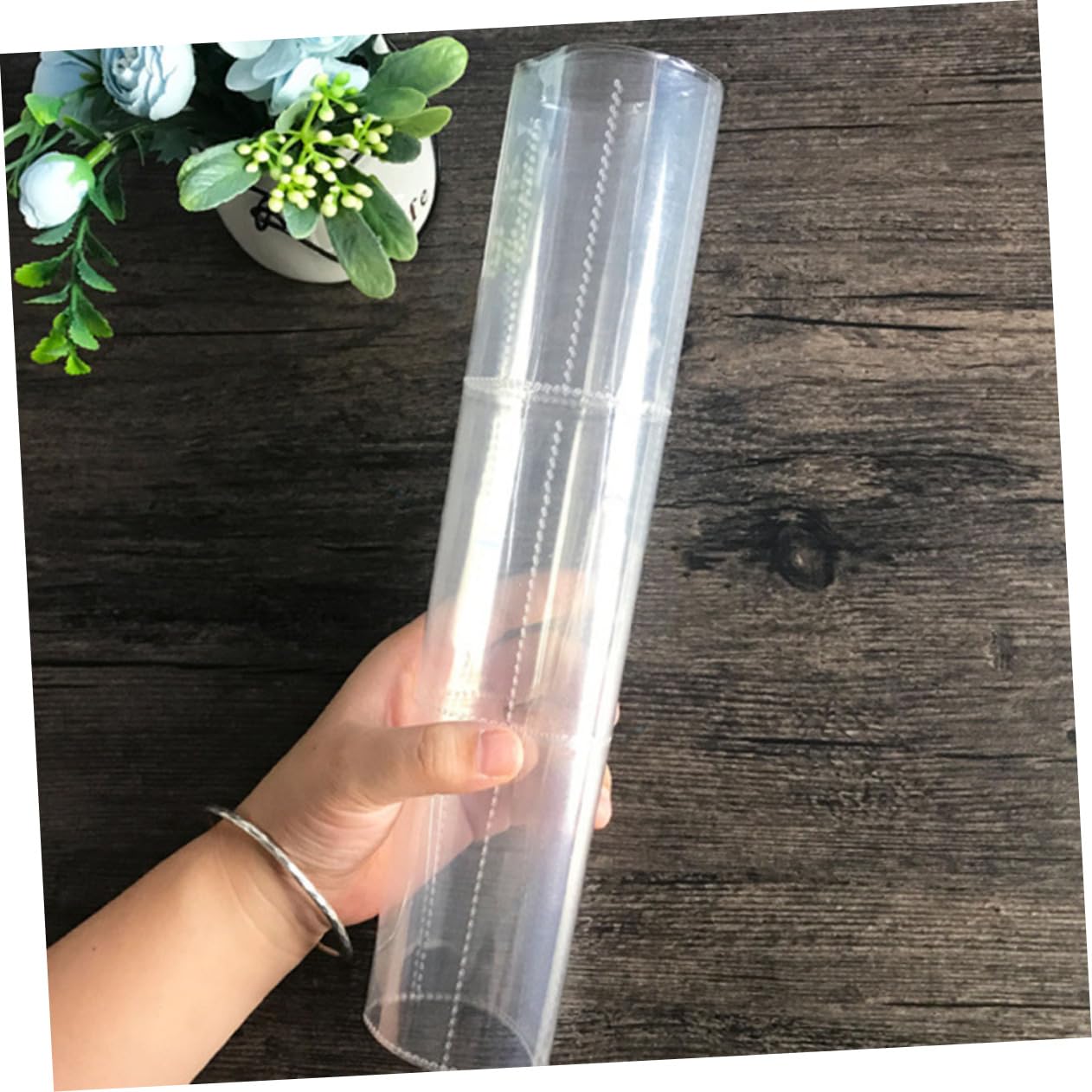 50blätter Fotoalbum-nachfüllpackungen Fotoalbum-Taschen Kartenhalter Kunststofftaschen Ring-Ordner Plastikfototaschen Fotoalbumseiten