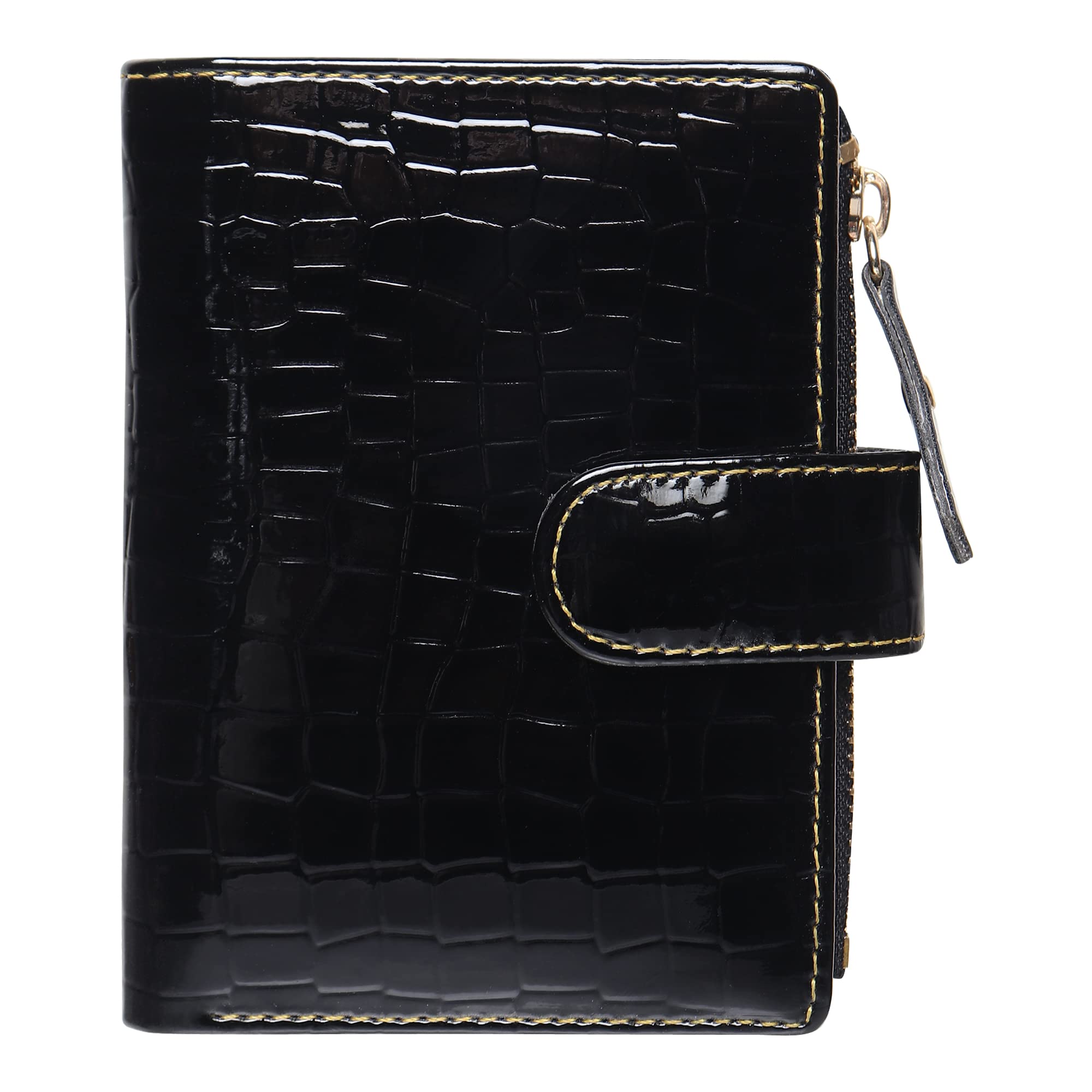 PU Leather Wallet for Women (Black)-image-49