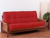 Vista 6 de Blazing Needles Colchón futón de sarga Renewal de 9 pulgadas, matrimonial, índigo