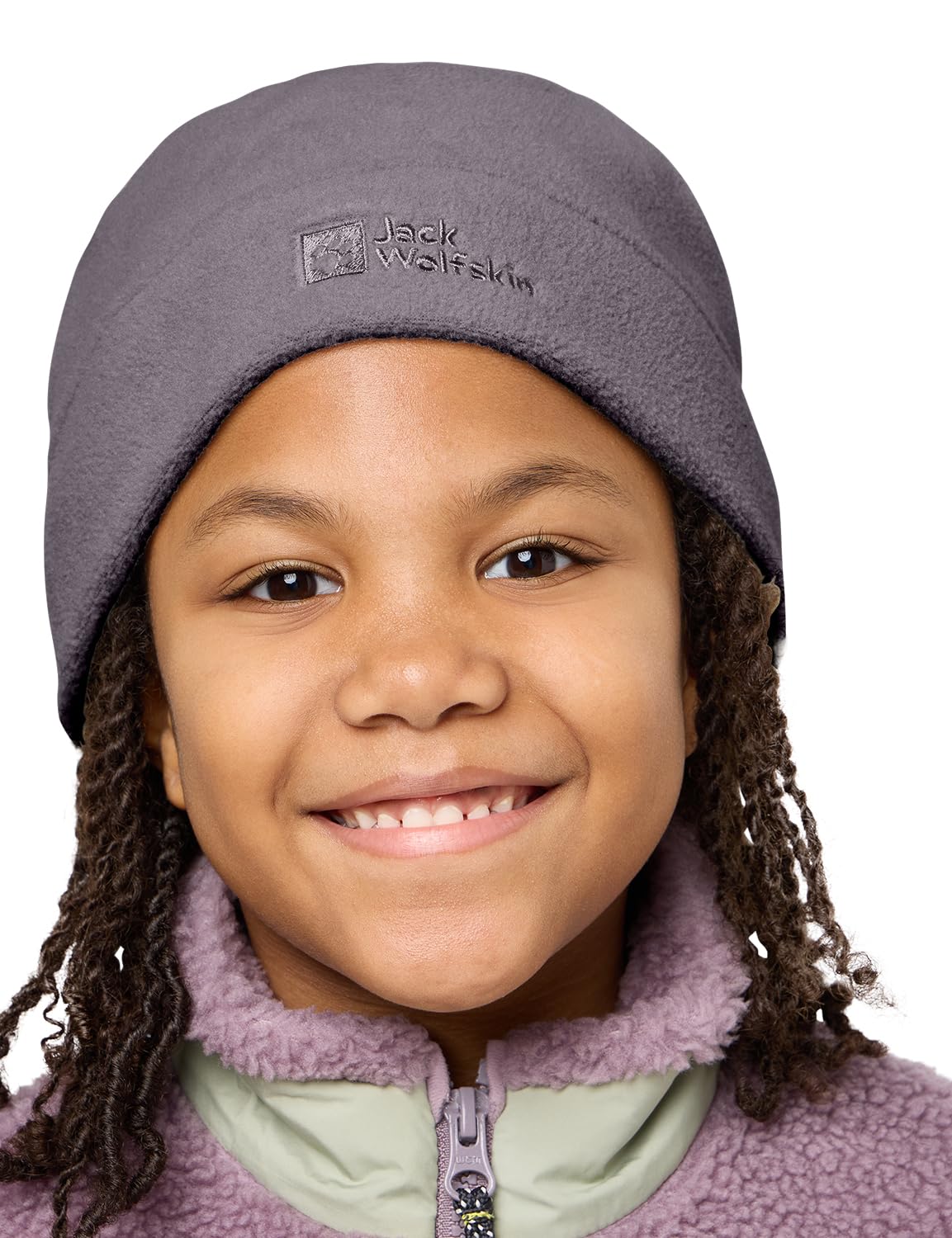 Jack Wolfskin Real Stuff Beanie K, Unisex Kinder Beanie Hat, Wild Blossom,