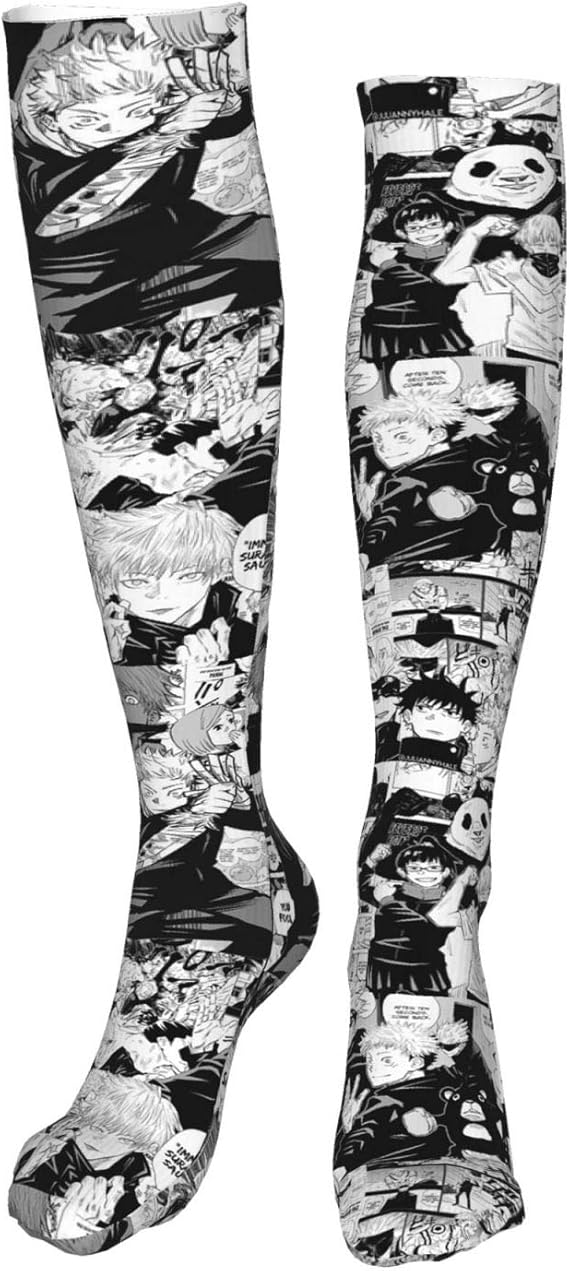 Jujutsu Kaisen Unisex Fashion Thigh High Socks Warm Long