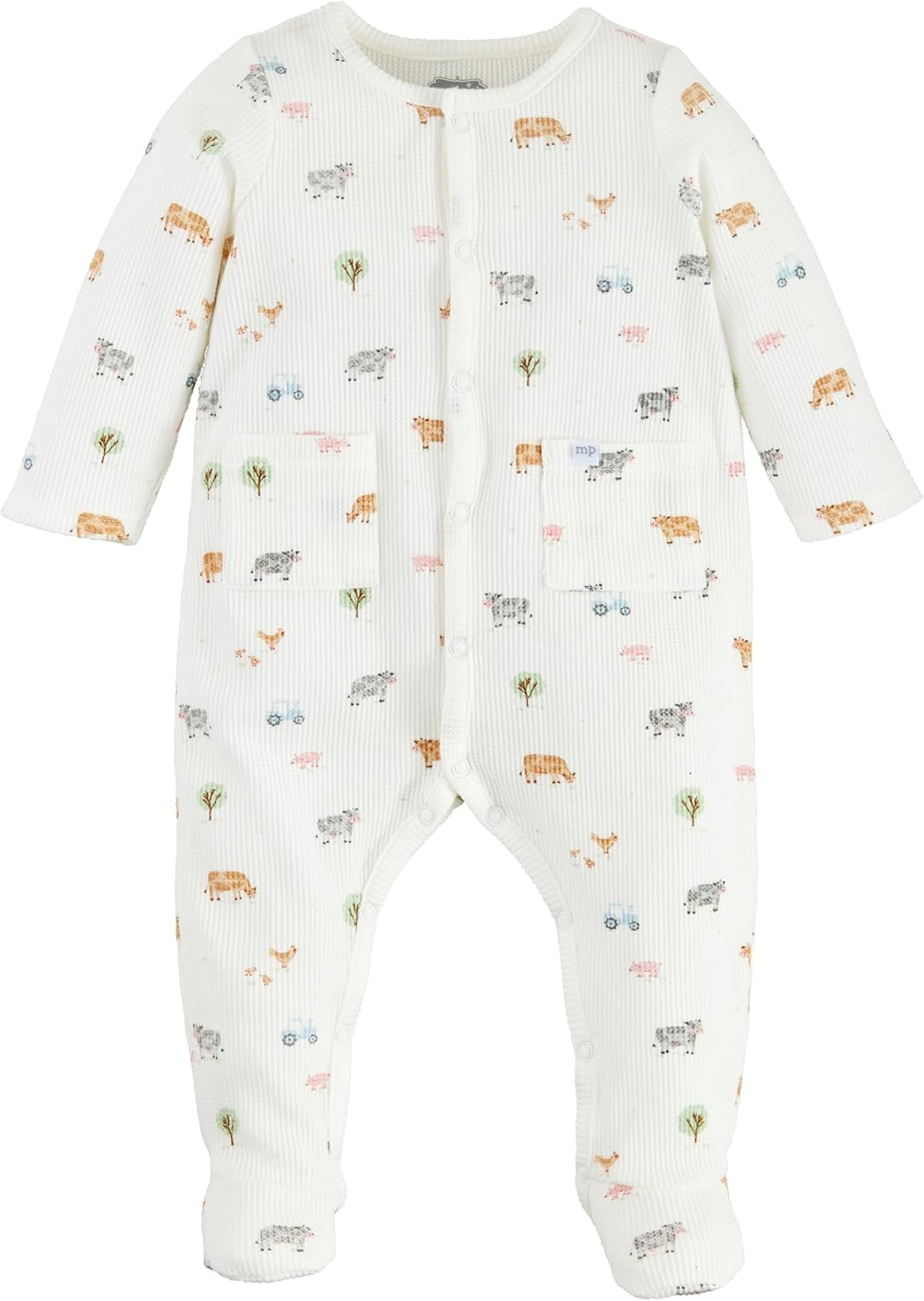 Mud Pie Baby Boys Children's Ditsy Farm Print Sleeper