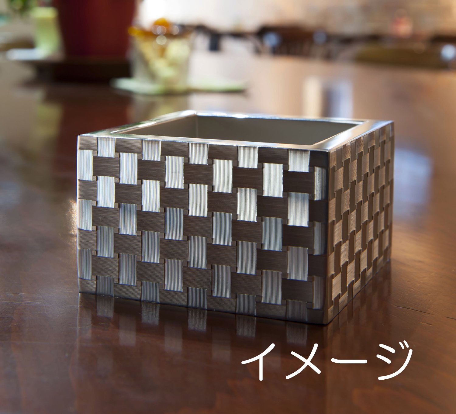Amazon.co.jp: 升次郎 煌 升(錫製) (木箱入) ダイヤカット加工 MA-02