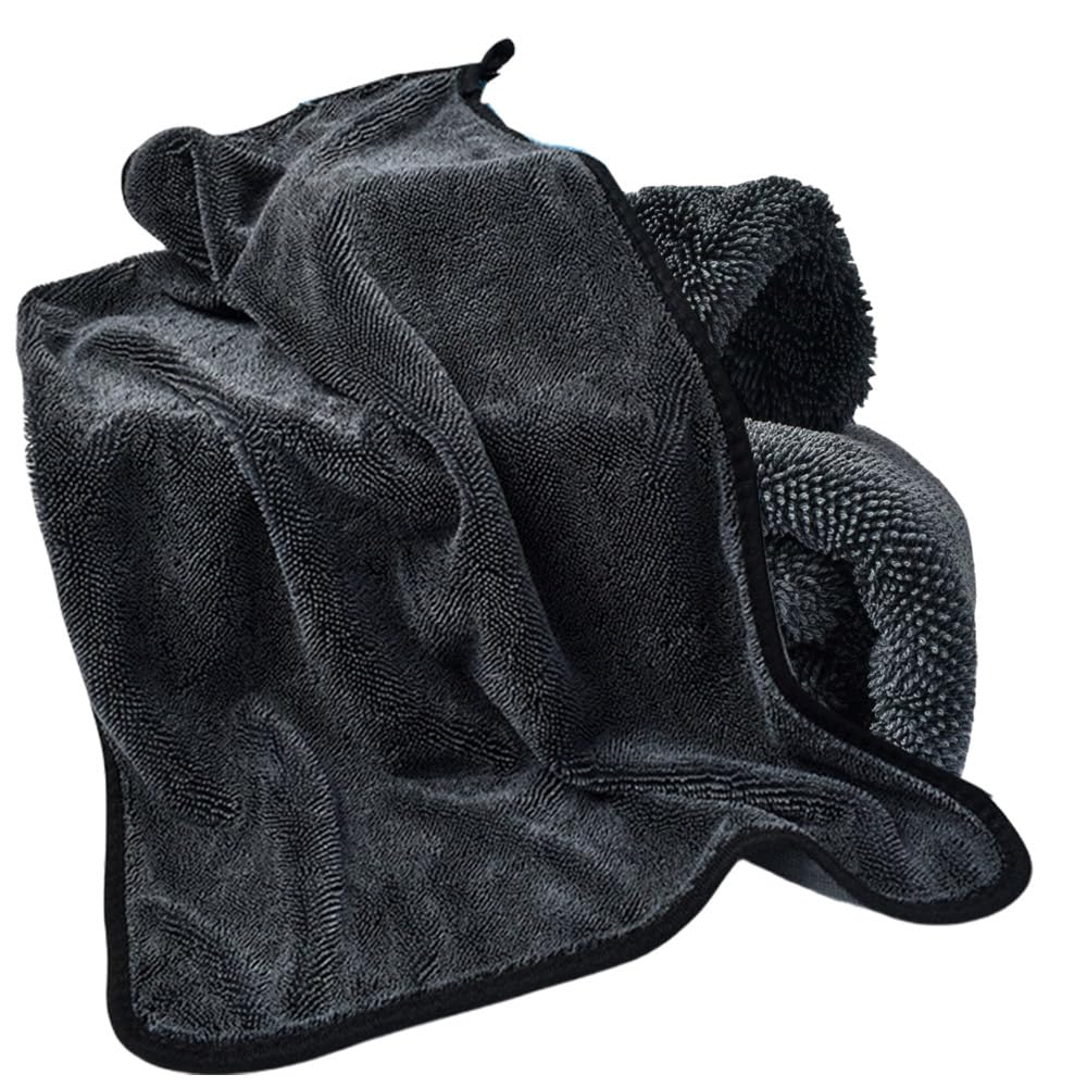 HESBITEUL Shiny Wipes Cleaning Cloths: Shower Doors Drying Towels Streak-Free for Car Window Glass Mirror - Bath Drying Cloths Super Absorbent 1 Count 160g