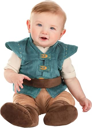 Flynn Rider Tangled Adventure Costume - Shirt, Vest, Pants & Booties