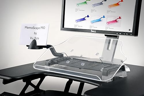 Miniatura 7 de MemoScape PRO - Soporte ajustable en línea para documentos para escritorio, ayuda a aumentar la productividad y reducir la tensión del cuello