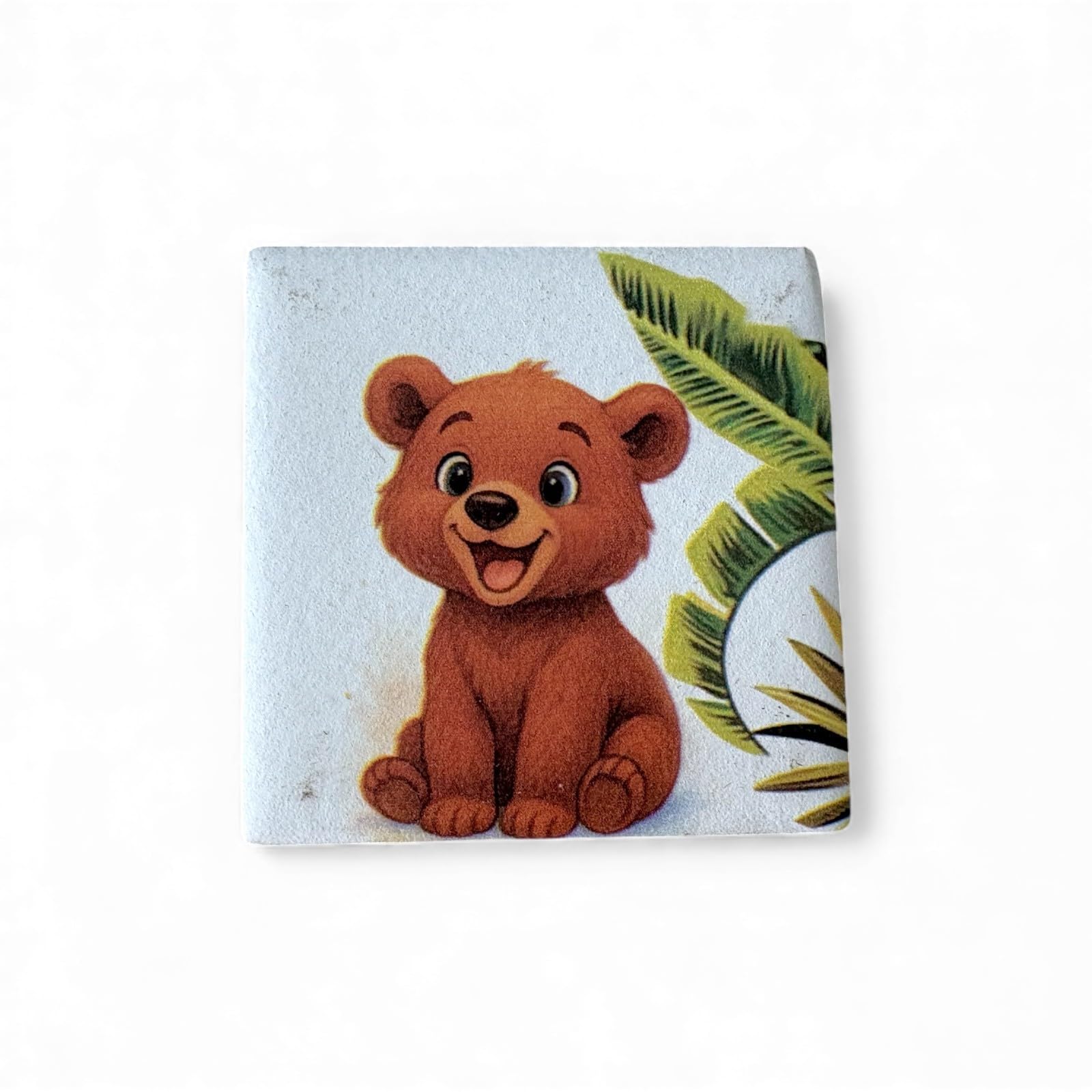 Doni Bomboniere 1 Magnet mit Bär, Motiv Dschungel, Kommunion, erster Geburtstag, Geschenkideen, originell, günstig