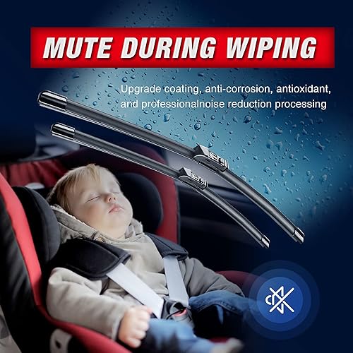 Miniatura 4 de Juego de 2 limpiaparabrisas delantero de repuesto de 26 pulgadas y 18 pulgadas para Ghibli 2020-2014, Levante 20-17, Quattroporte 2020-2015, para