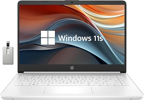 HP Laptop HD 2022 Stream de 14 pulgadas, procesador Intel Celeron N4020 de doble núcleo, 8 GB DDR4 RAM, 64 GB eMMC, gráficos Intel HD, 1 año Office