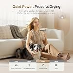 DREAME Pocket Hair Dryer (2026) – Foldable, Ultra Lightweight Blow Dryer, 110,000 RPM Fast Drying, 300M Negative Ions, Low Noise, 2 Snap-on Magnetic Attachments, Compact Travel Hair Dryer for Home, Gym & Travel