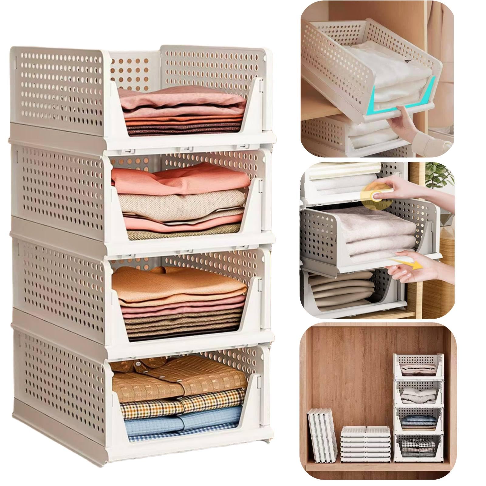 Amazon｜XLRPAT 衣装ケース 引き出し式 折りたたみ収納ボックス 大容量