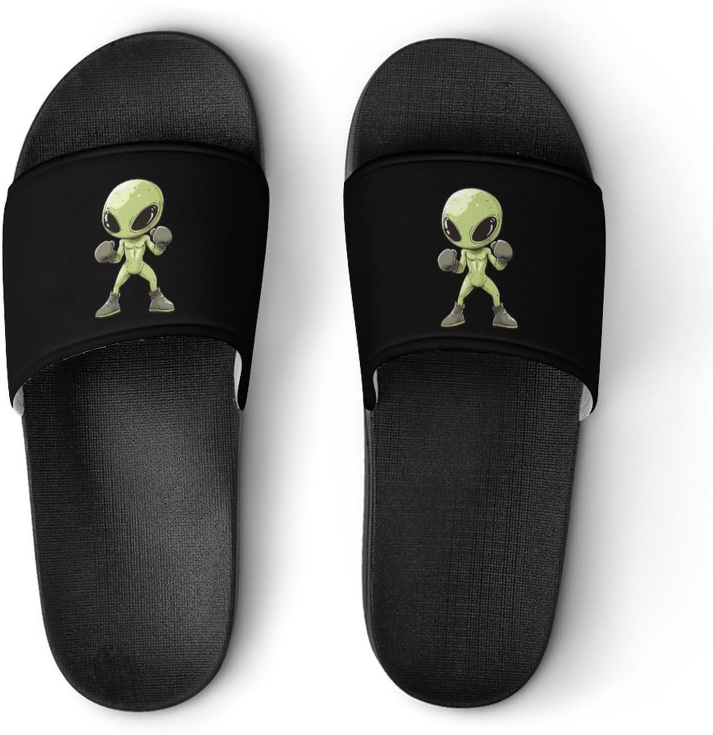 Aliens Boxing Boxer Fashion House Slippers for Women Men Shower Shoes Slides Sandals