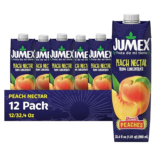 Jumex Peach Juice Nectar - Peach Nectar Made with Fresh
