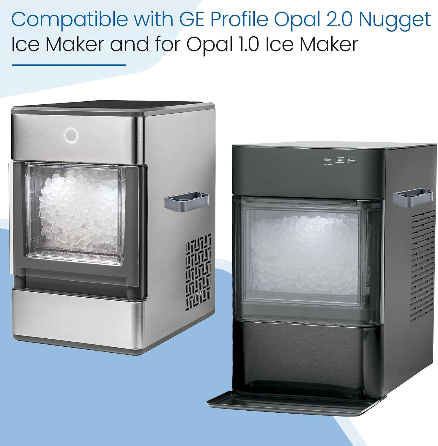 Magnetic Ice Scoop Holder for Ice Machine - Compatible with GE Profile Opal 2.0 Nugget Ice Maker and for Opal 1.0 Ice Maker Parts（2 Pcs）