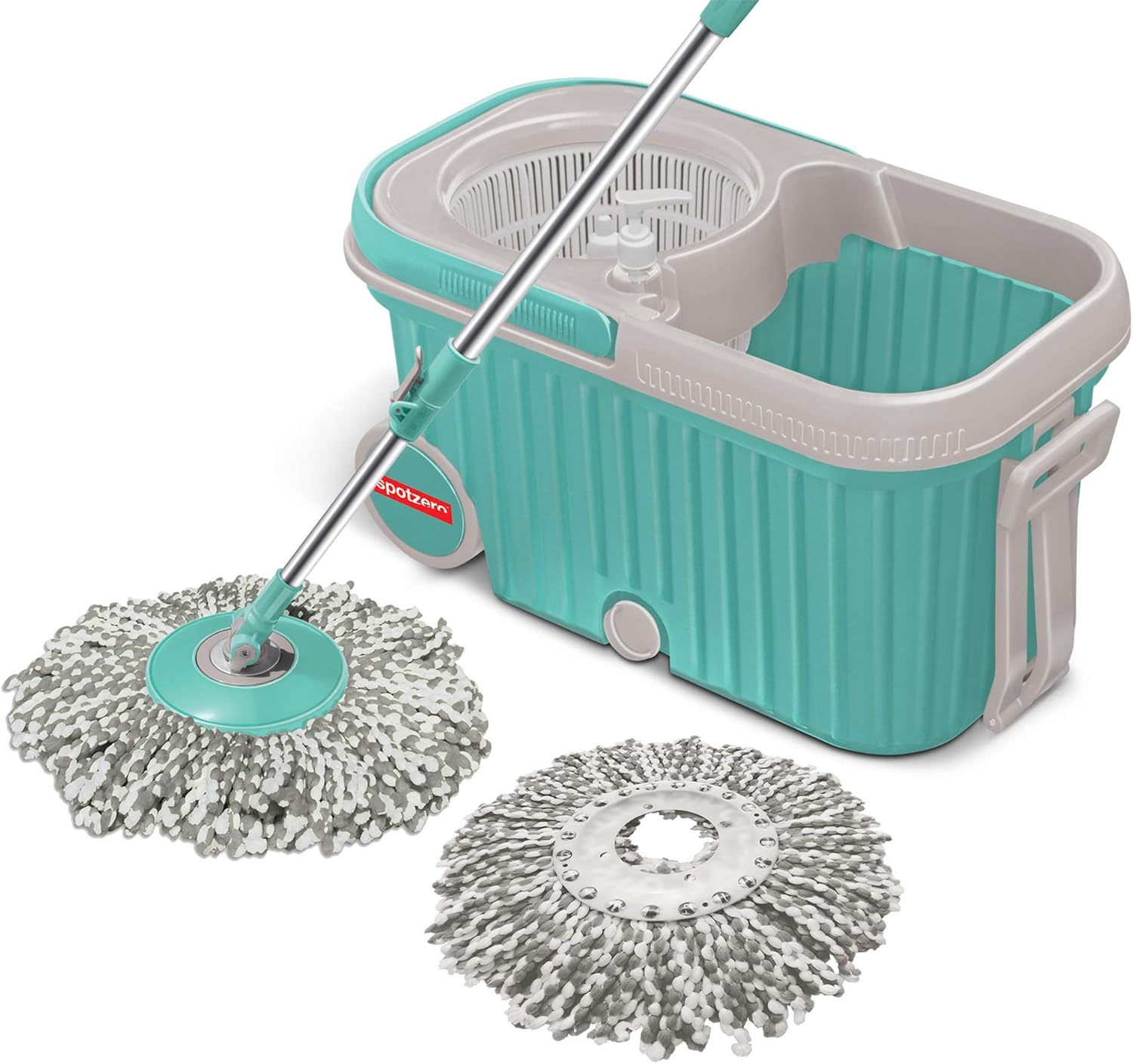 Spotzero by Milton Spin mop Bucket with Wringer on Wheels