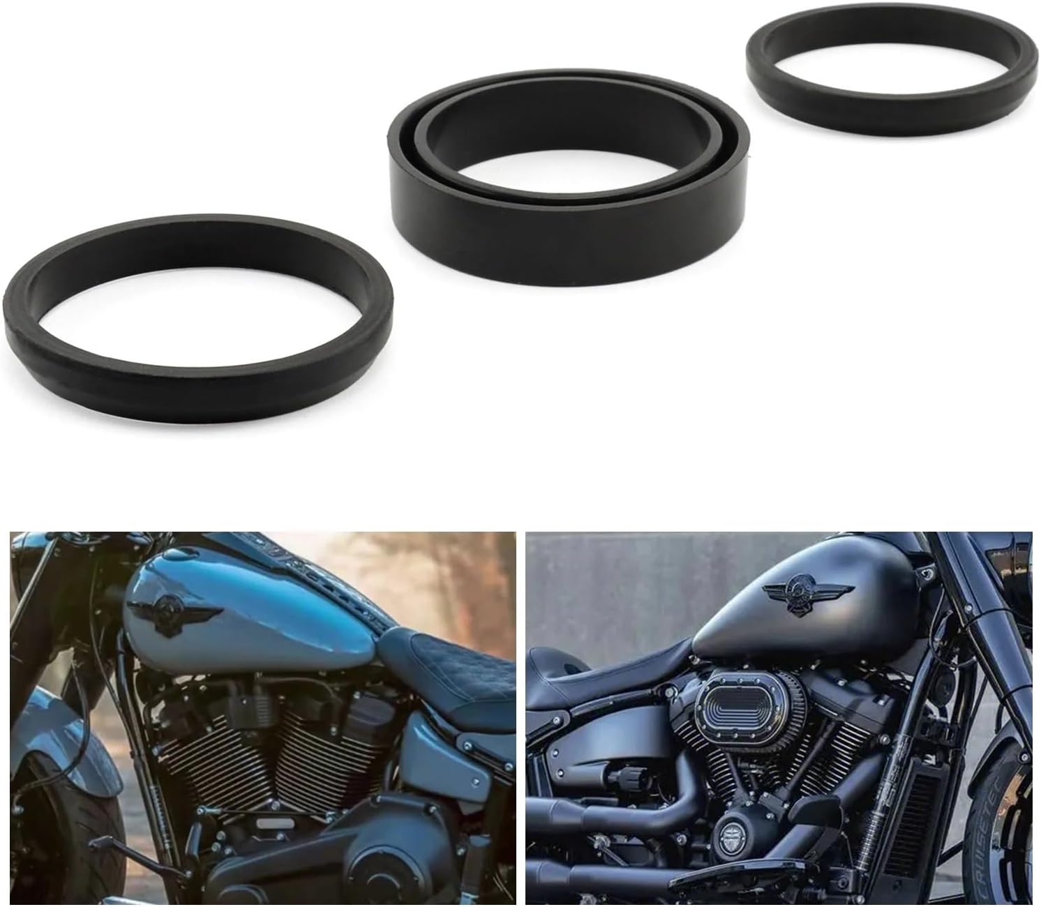 Carburetor Intake Manifold Gasket Spacer Seal Compatible With Sportster XL883 1200 1988-2006 Motorcycle Compatible With Various Models