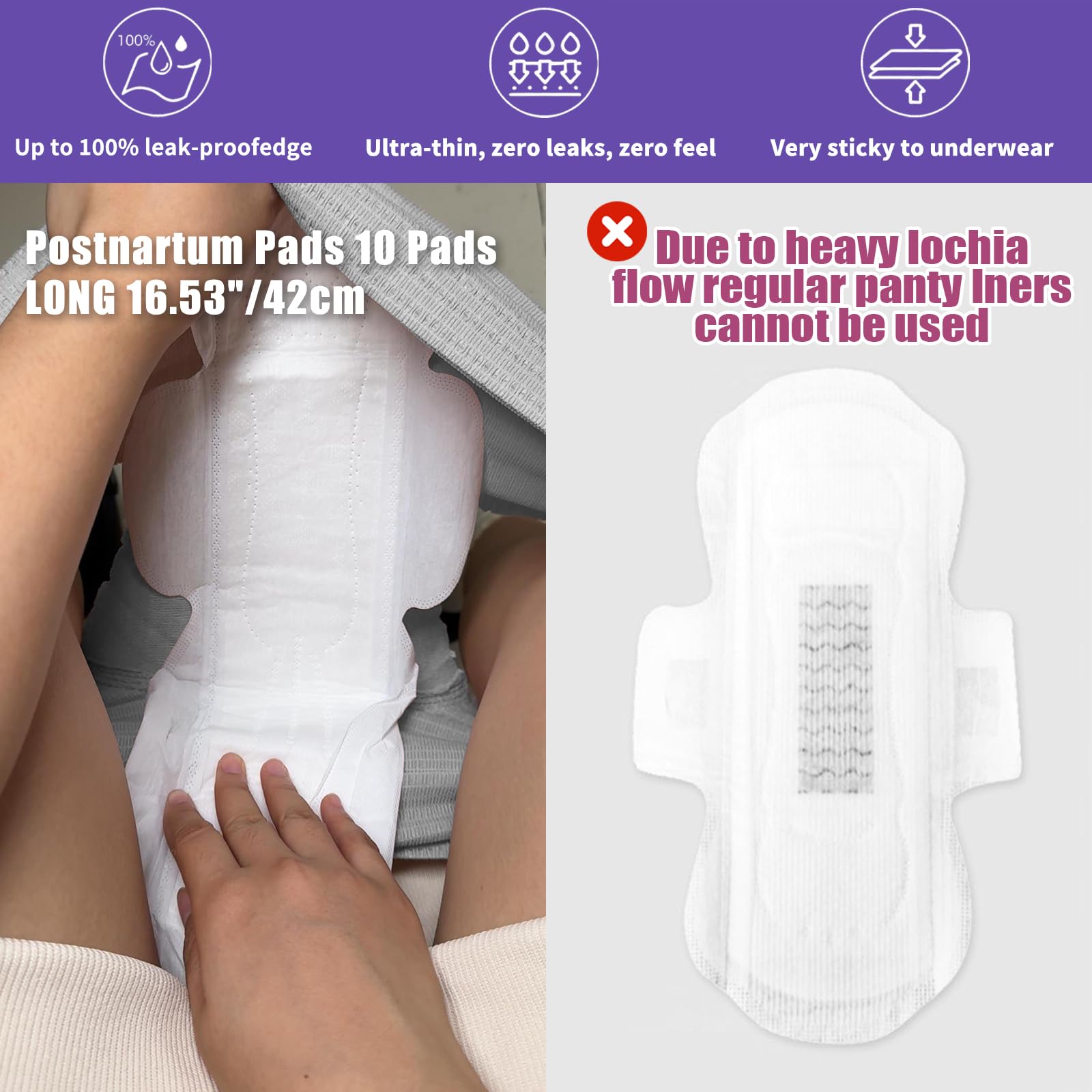 Postpartum Recovery Kit for New Moms, 16 Pcs Perineal Care Set with Peri Bottle, Disposable Underwear, Postpartum Pads & Cooling Pad Liners, Hospital Bag Essentials