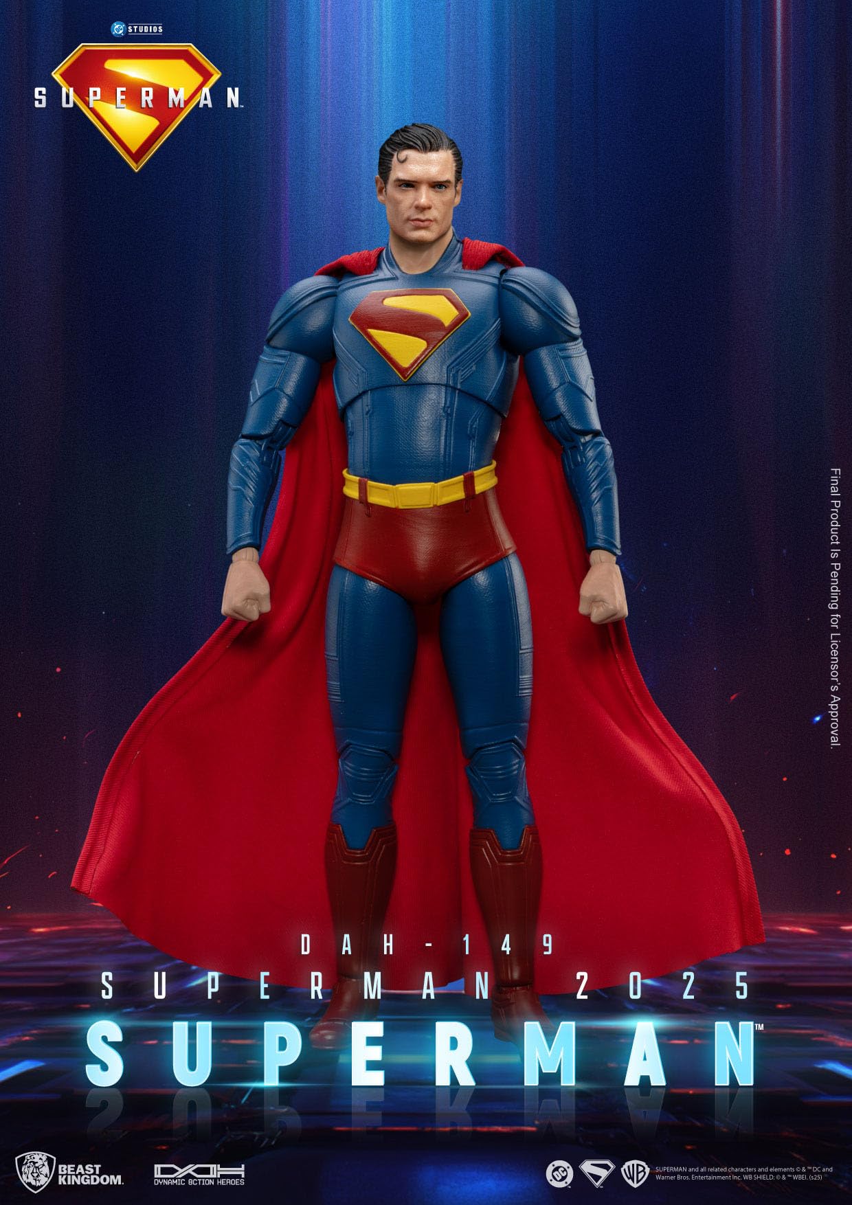 Superman (2025) Action Figure Superman & Crypto 21 cm