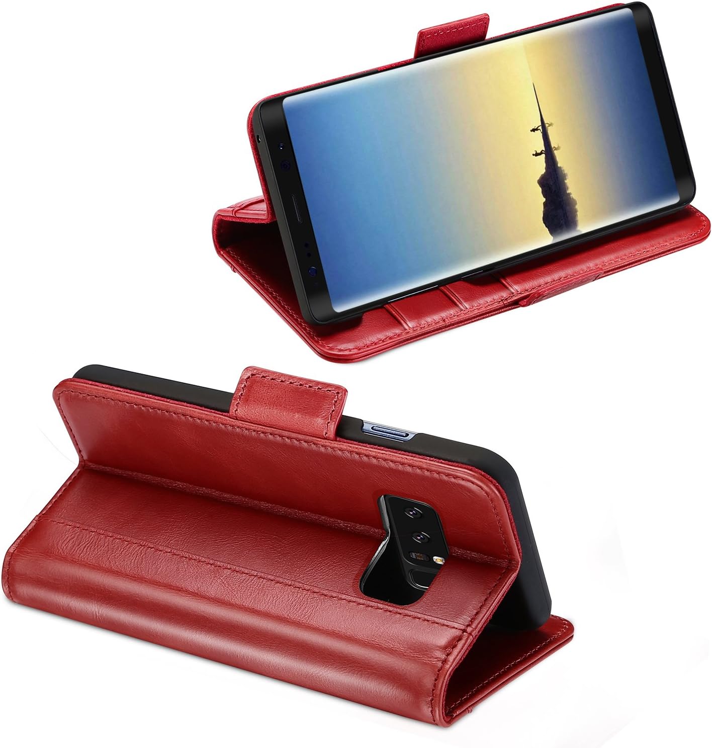 🔥 Flash Sale ProCase Galaxy Note 8 Genuine Leather Case, Vintage Wallet Folding Flip Case with Kickstand Card Slots Magnetic Closure Protective Cover for Galaxy Note8 -Brown Top Brands ProCase Galaxy Note 8 Genuine Leather Case, Vintage Wallet Folding Flip Case with Kickstand Card Slots Magnetic Closure Protective Cover for Galaxy Note8 -Brown