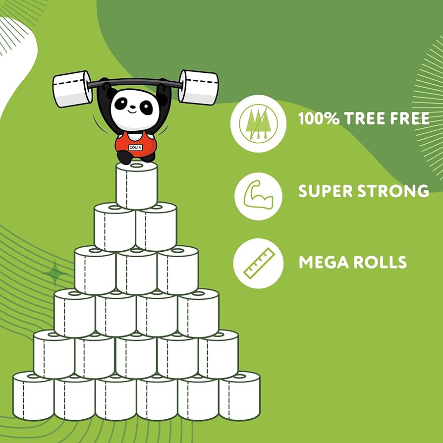 Amazon.com: The Cheeky Panda Bamboo Toilet Paper Bulk | 12
