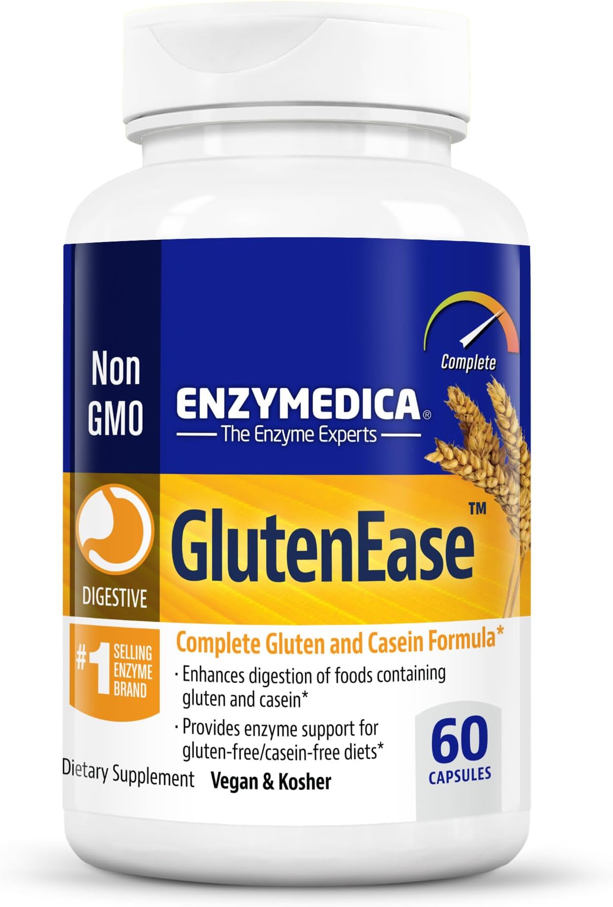GlutenEase, 60 Capsules
