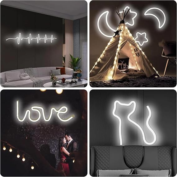 Gün Işığı Neon Şerit Led - Esnek, Tak Çalıştır Kumandalı - Parlaklık Ayarlı (Ölçü Seçeneği) (4 Metre) [Enerji Sınıfı A]