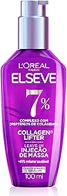 Elseve Collagen Lifter Leave-in Sérum Capilar Para Cabelos Finos Injeção de Massa com Peptídeos de Colágeno Aumenta o Volume em 61% e Encorpa os Fios por 72h 100ml