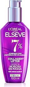 Elseve Collagen Lifter Leave-in Sérum Capilar Para Cabelos Finos Injeção de Massa com Peptídeos de Colágeno Aumenta o Volume em 61% e Encorpa os Fios por 72h 100ml