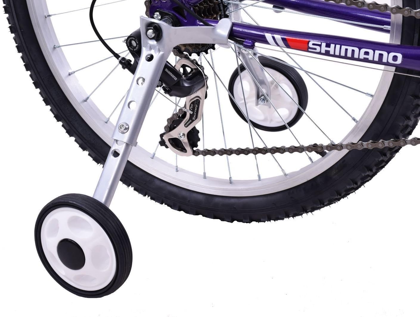 Ammaco BIG CHILDREN’S BIKE RIDING BALANCE AID BICYCLE STABILISERS FOR CYCLES WITH 18”, 20” & 24" WHEELS WITH GEARS