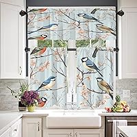 Vista 276 de Cenefas de cocina modernas con patrón de cobre marrón dorado para ventanas, cenefas opacas abstractas de marcas de arañazos y cortinas opacas