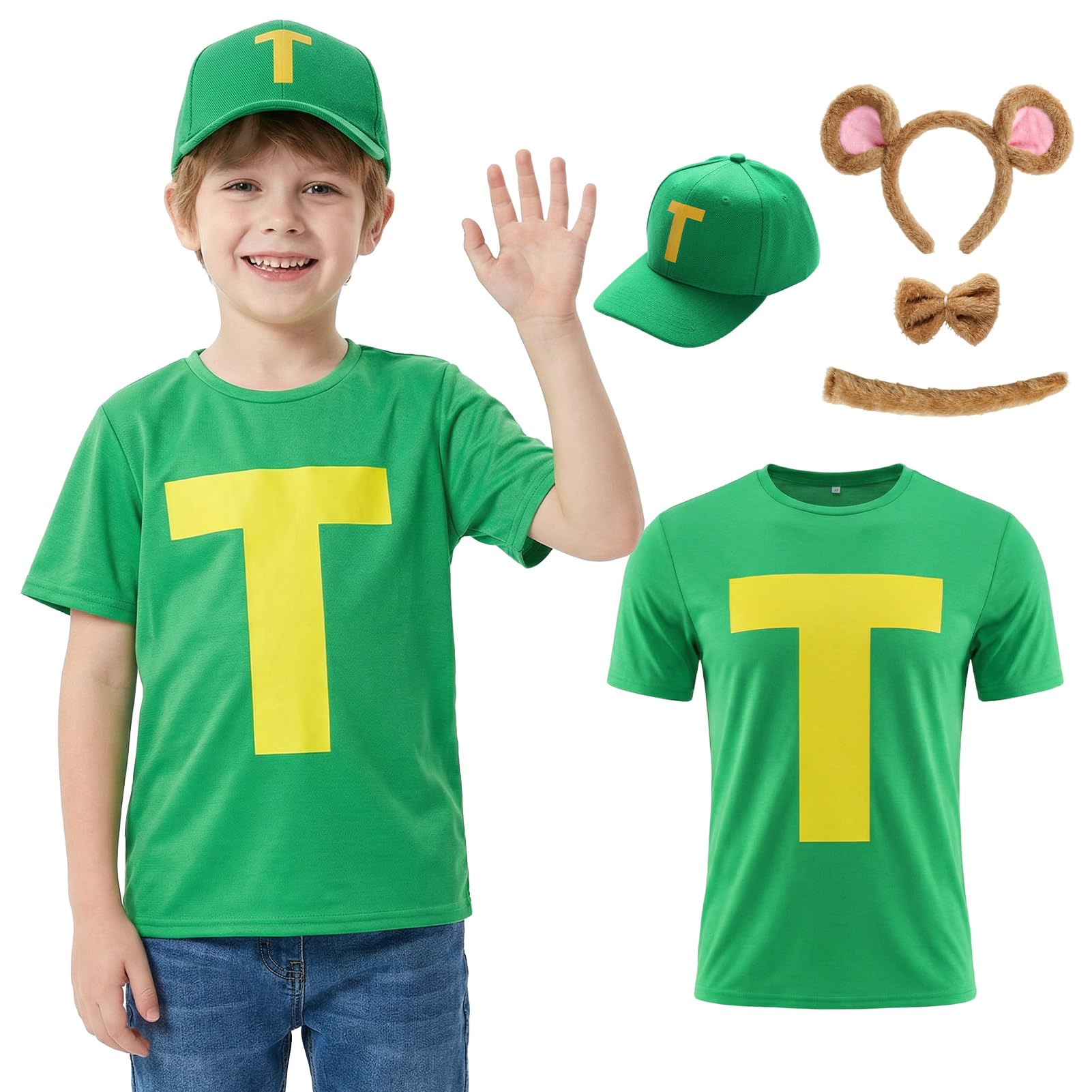 Apparlxer Cartoon Cosplay Costume (Green, 150)