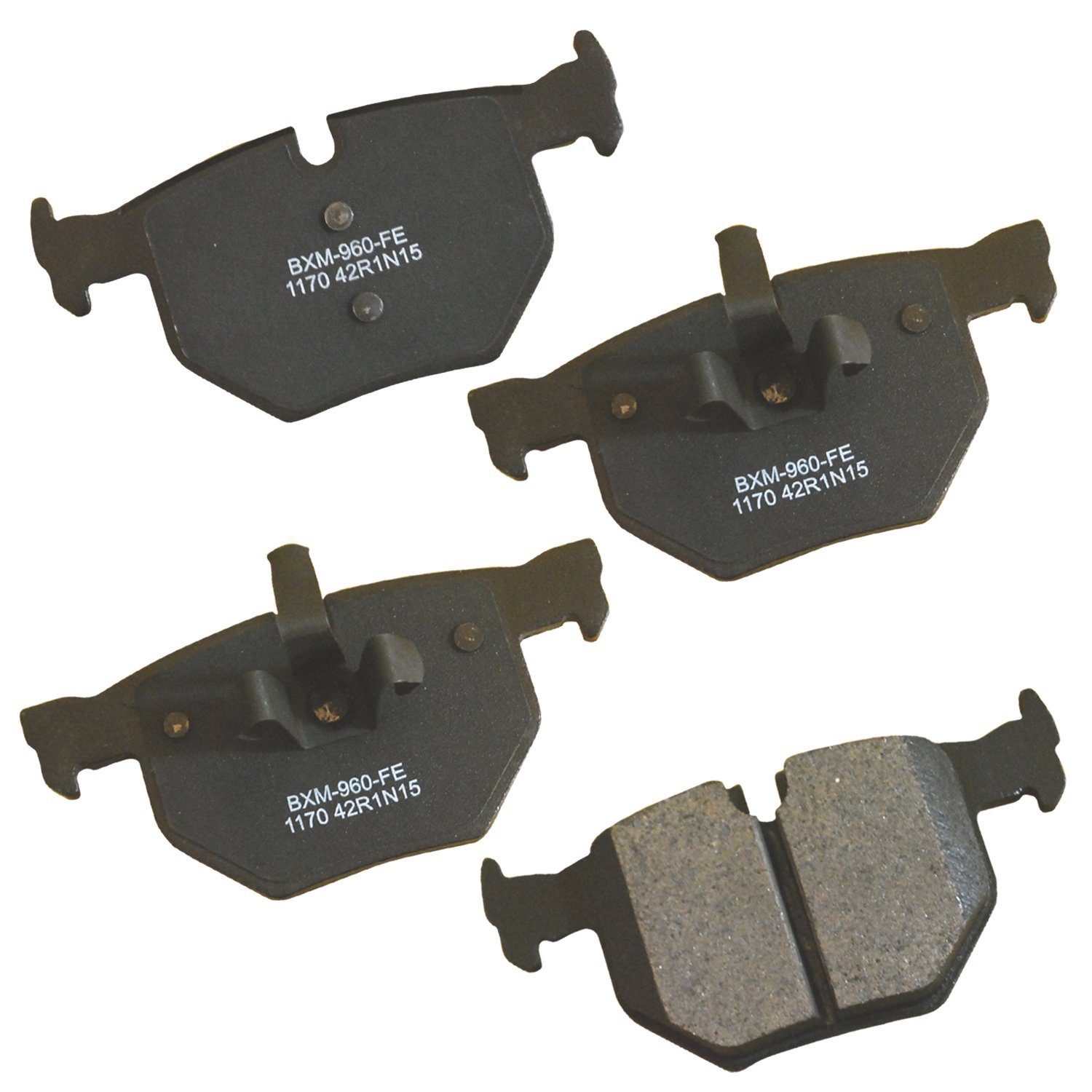 Bendix Premium SBM1170 Semi-Metallic Rear Brake Pads for BMW 330i 2007-2006,330xi 2006,335d 2011-2009,335i 2011-2007,335i 2013,335is 2013-2011,335i xDrive 2013-2009,335xi 2008-2007,X1 2013,X1 2015