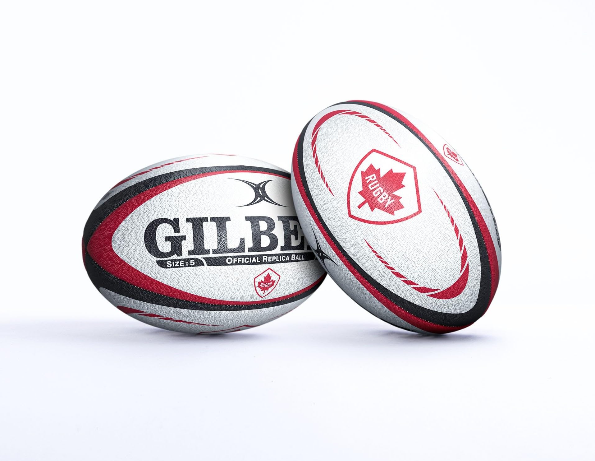 Rugbyball, Kanada, offizielle Replik von Gilbert, Größe 5