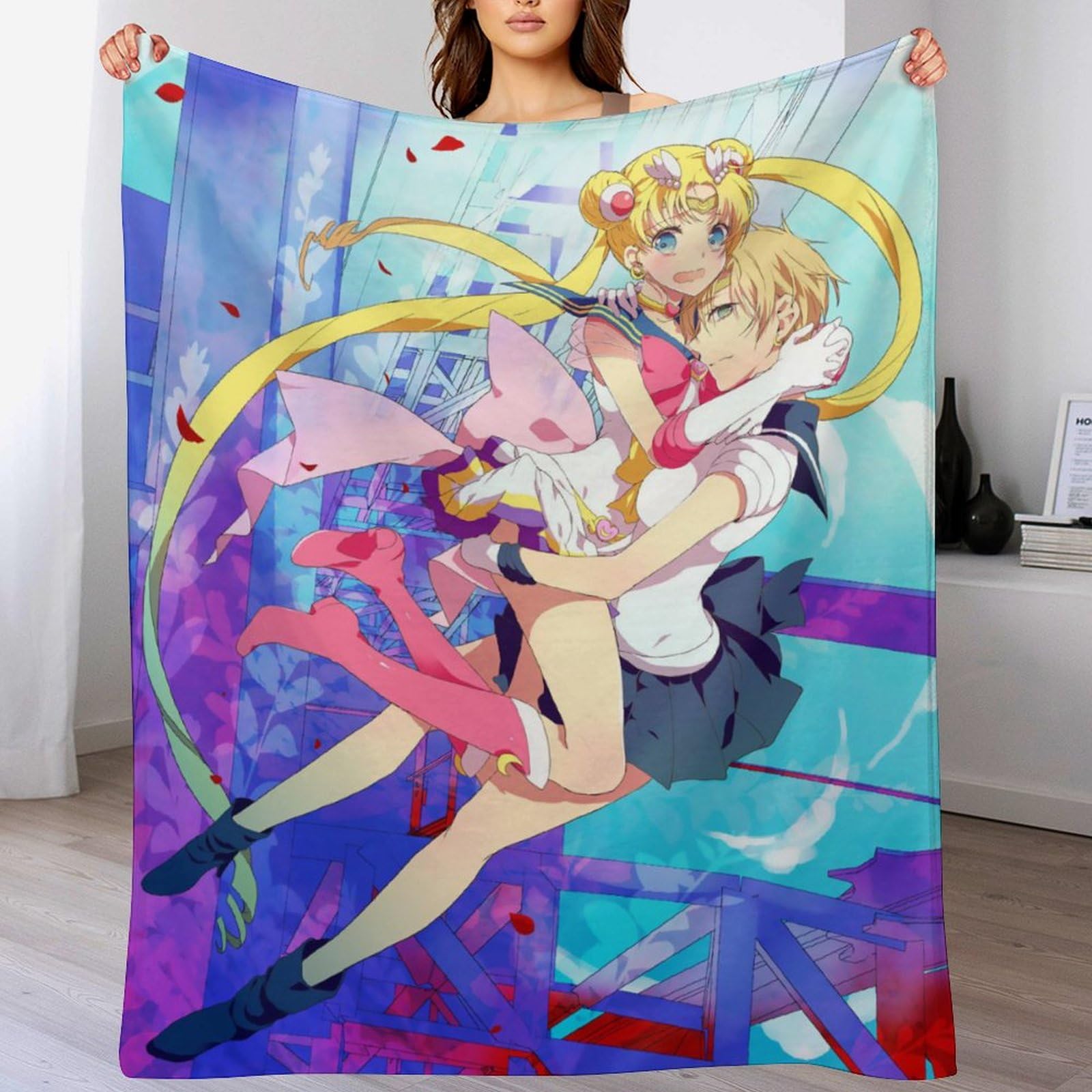 Amazon｜毛布 美少女戦士セーラームーン ブランケット 掛け毛布