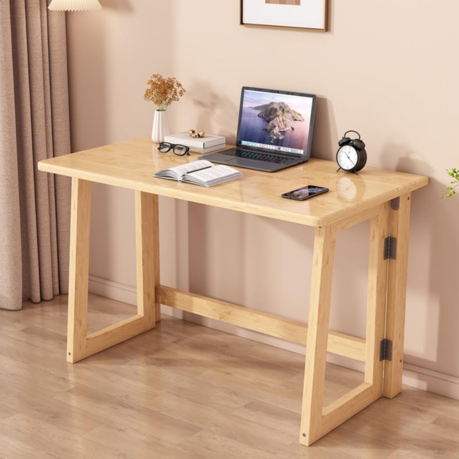 Folding Laptop Standing Desk - 31.5 Inch Portable Desk, No Assembly, Adjustable Height For Sitting Or Standing