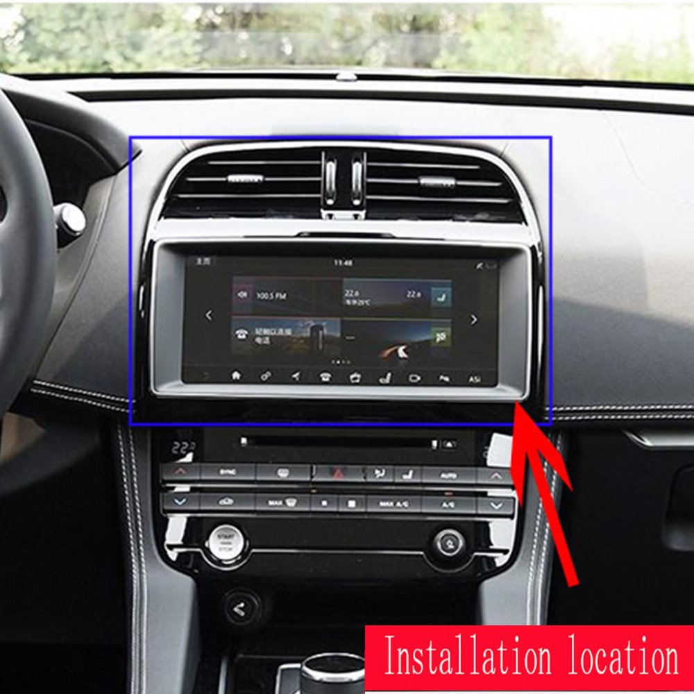 Wnętrze samochodu ABS nawigacja ekran rama wykończenia do XE XEL F-Pace f pace X761 akcesoria samochodowe