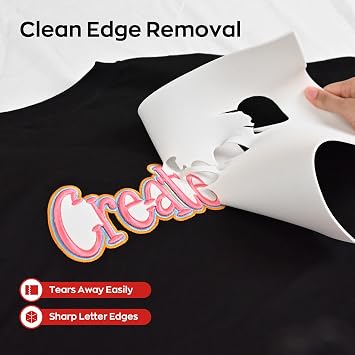 Poolin 10PCS 3D Embroidery Puffy Foam Richword Selected 12x16 - 3MM Thick - (5 Black + 5 White) - Ideal for Caps, Jackets, Garments and More