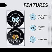 Vista 4 de Estuche de disco de hockey, soporte de disco transparente – Se adapta a discos de hockey