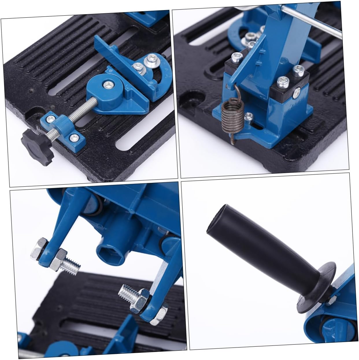 Angle Stand Grinding Machine Bracket Support for Angle Grinders Sliding Cutting High Strength Lever and Spring Return for Cutting Applications